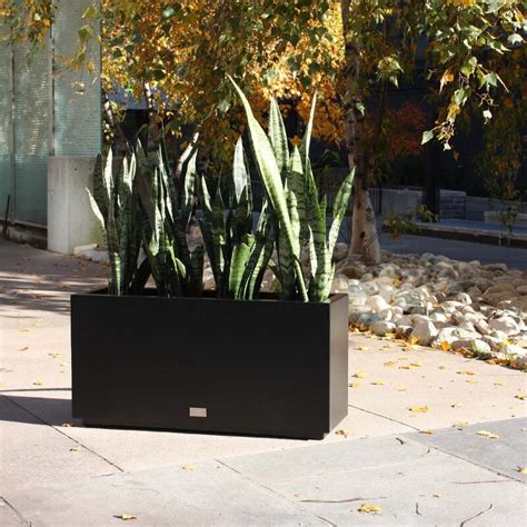 veradek metallic series long box planter stores|long metal planter outdoor boxes.